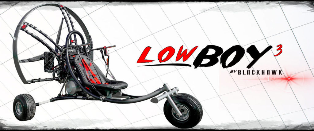 BlackHawk LowBoy III Hybrid Paramotor Quad