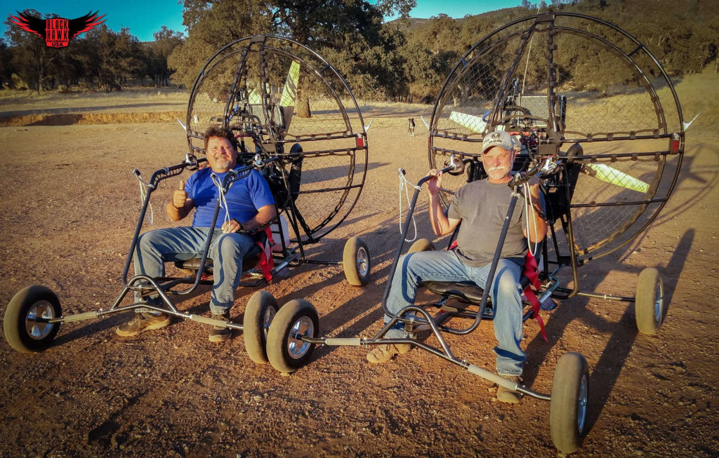 Powered Paragliding Training Lessons at BlackHawk Paramotor Ranch California